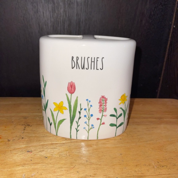 NWT Rae Dunn 6pc Wild Flower Bath Accessory Set - Picture 5 of 11